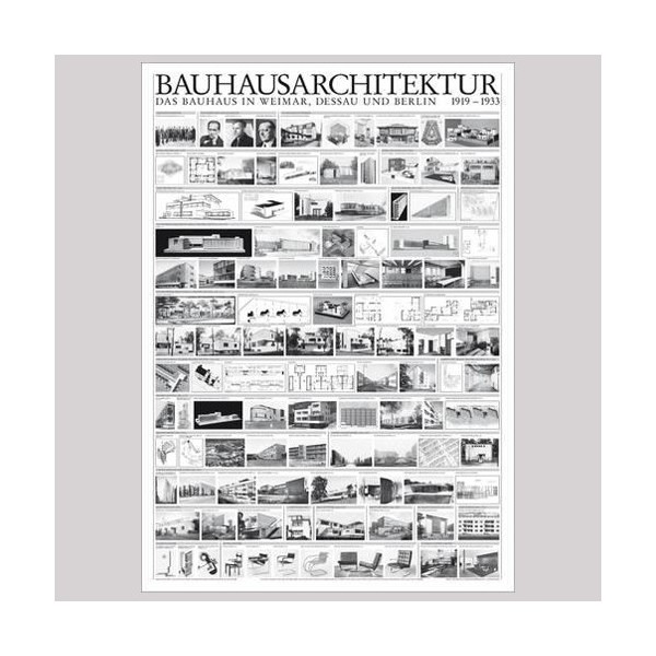 PÒSTER BAUHAUSARKITEKTUR 1919-1933