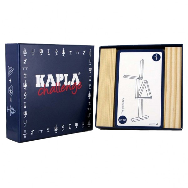 Kapla Challenge Konzentrationsspiel mit Kapla Holzbausteinen 