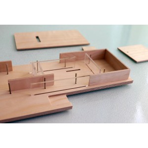 MAQUETA DEL PABELLÓN MIES VAN DER ROHE